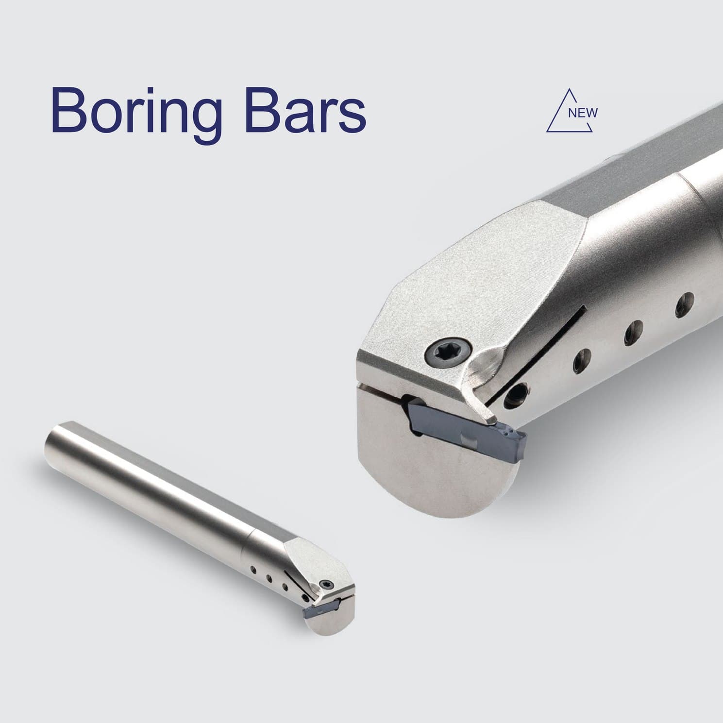 Boring bars for internal grooving