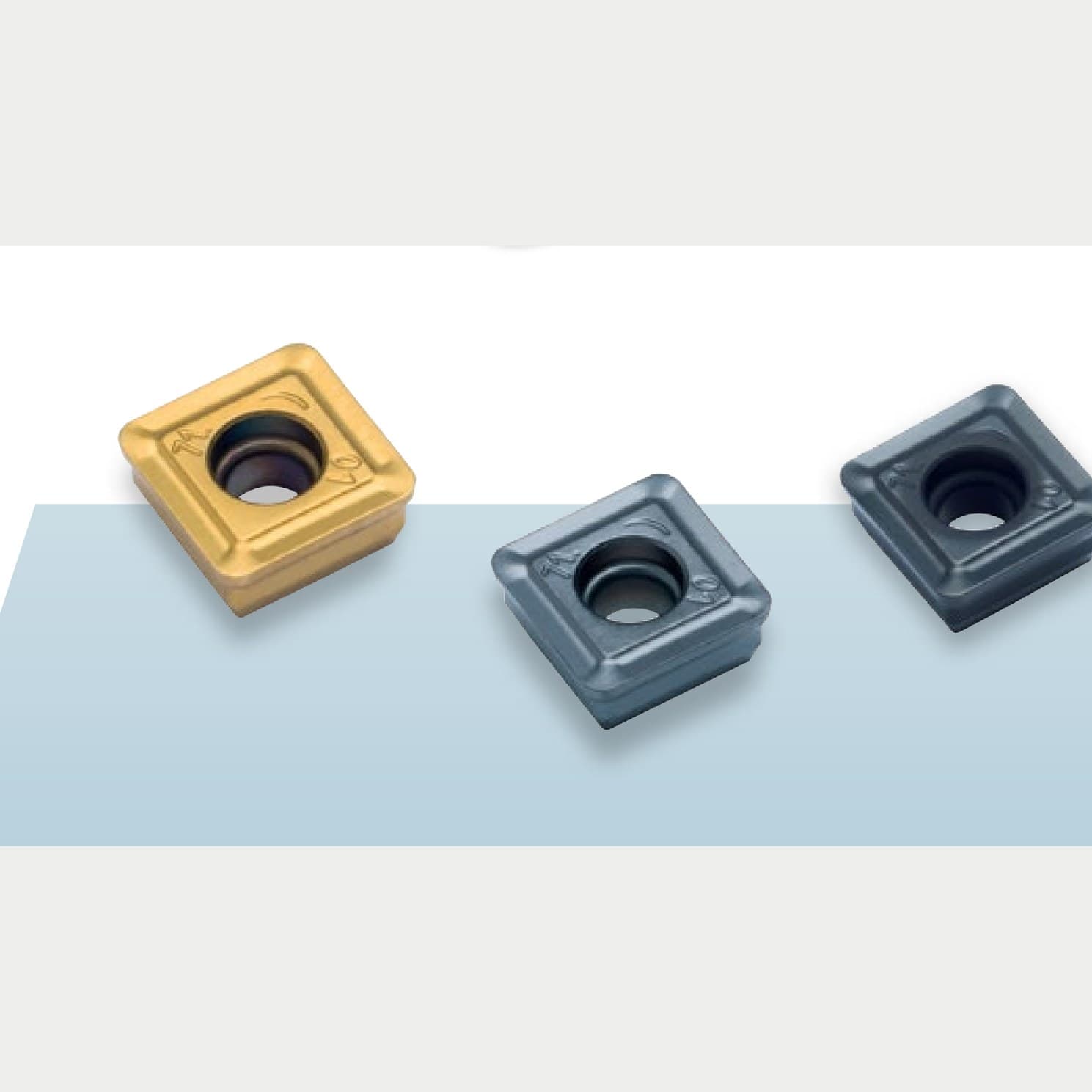 SOLT indexable inserts — steel, stainless, and cast-iron grades