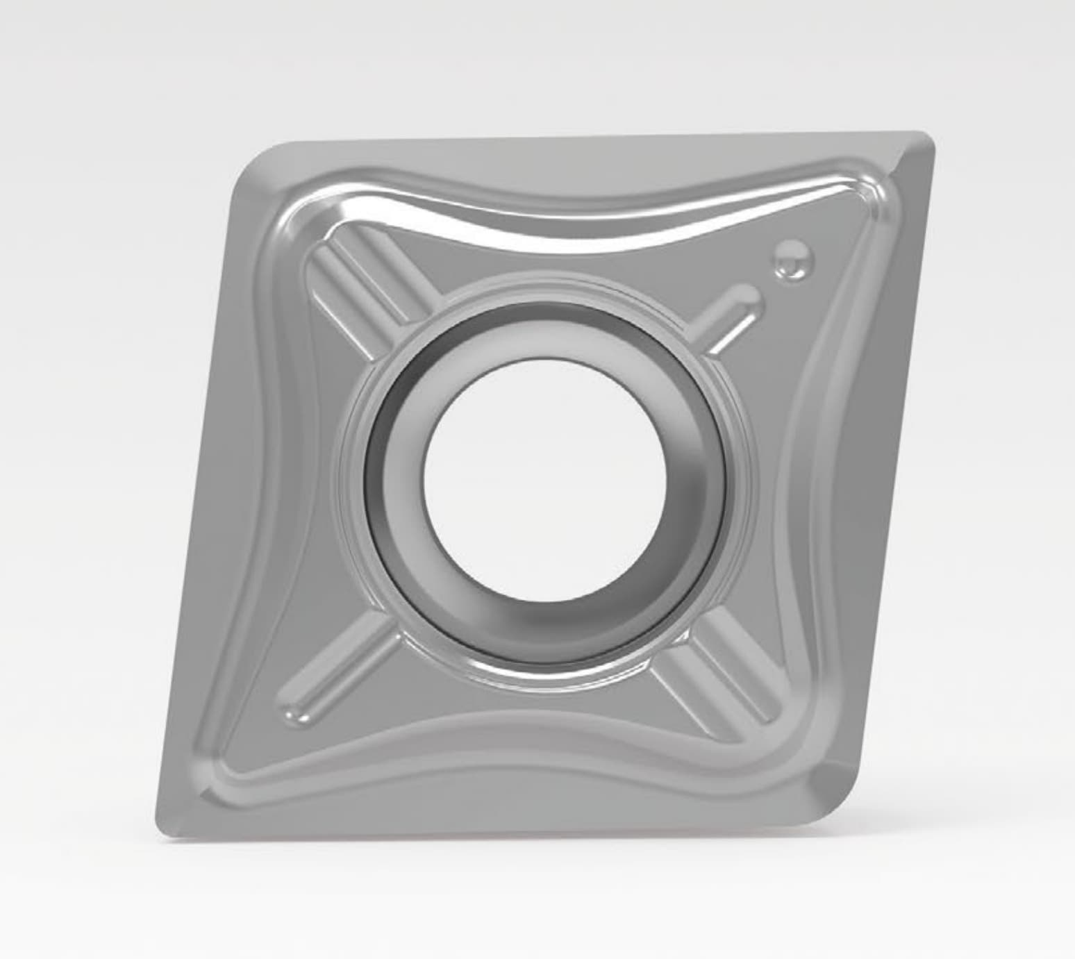 XPET insert — aluminium, polished & ground