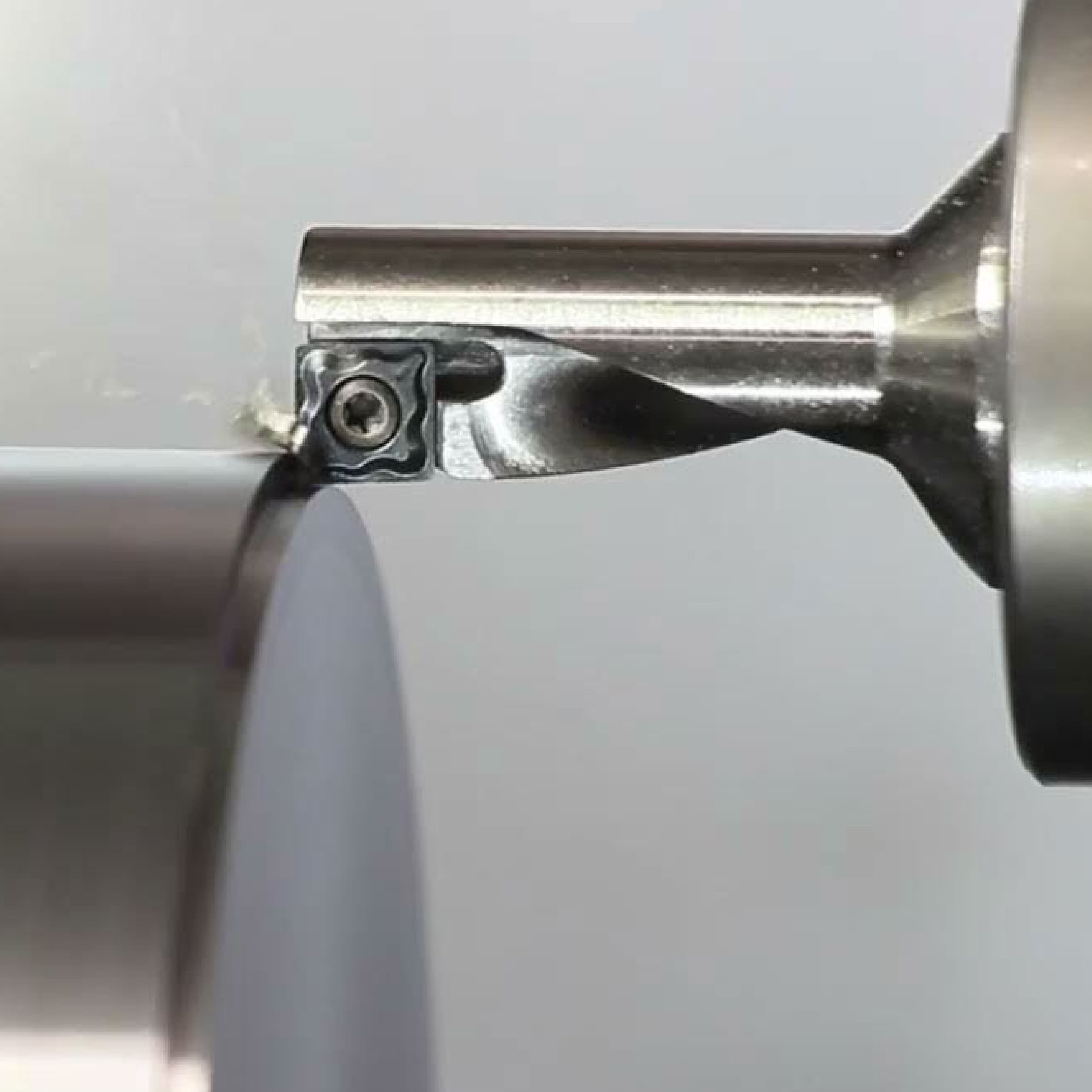 External turning / facing in action