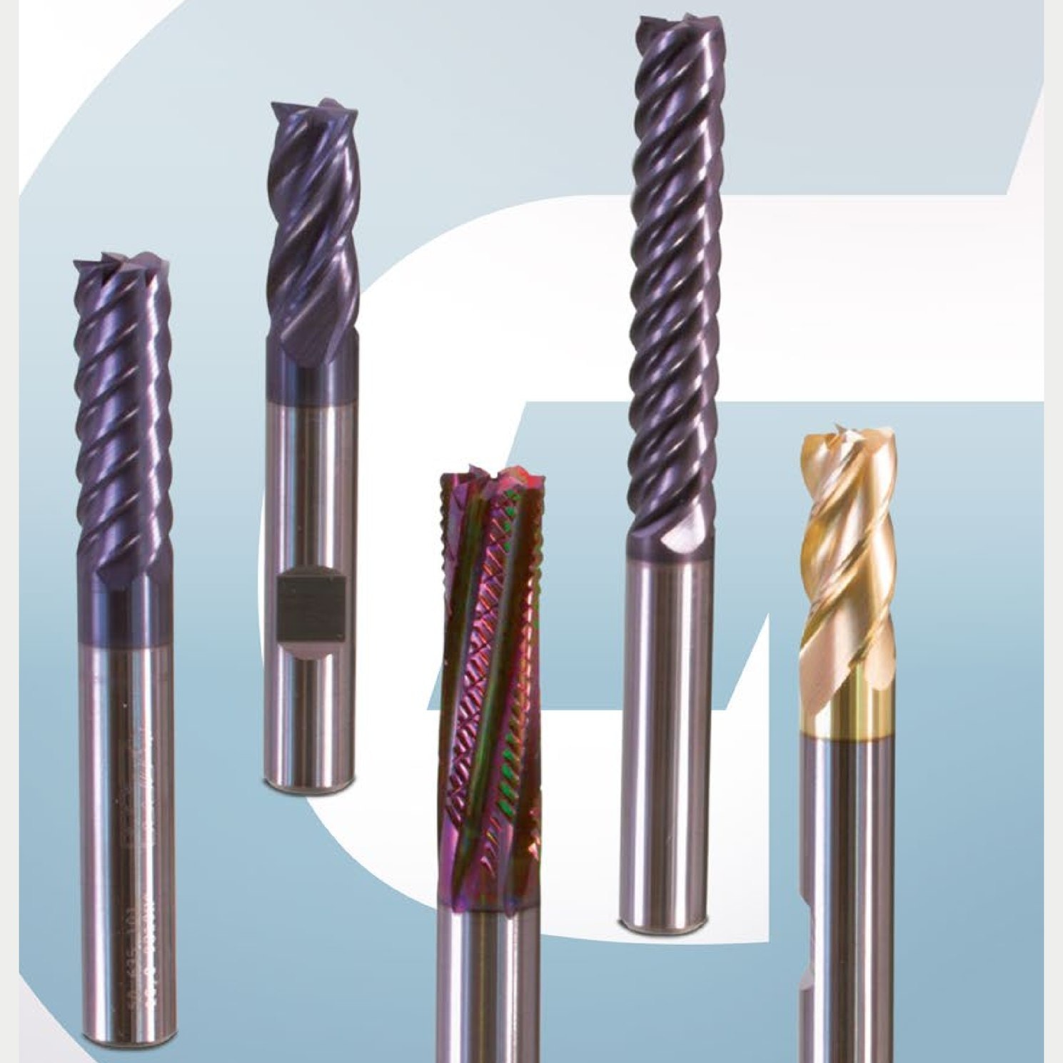 Galtona solid carbide end mills for precision milling