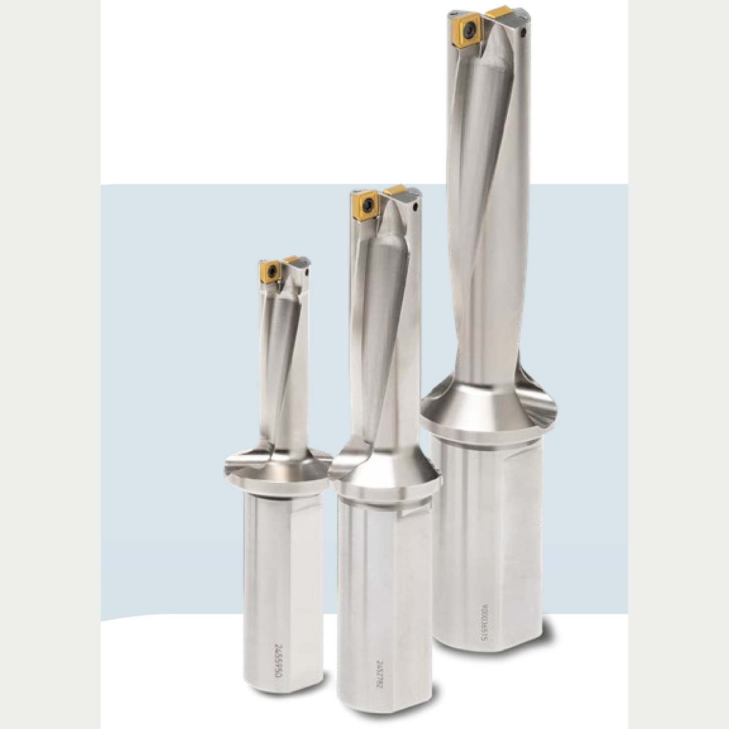 3×D, 4×D, and 5×D indexable drills