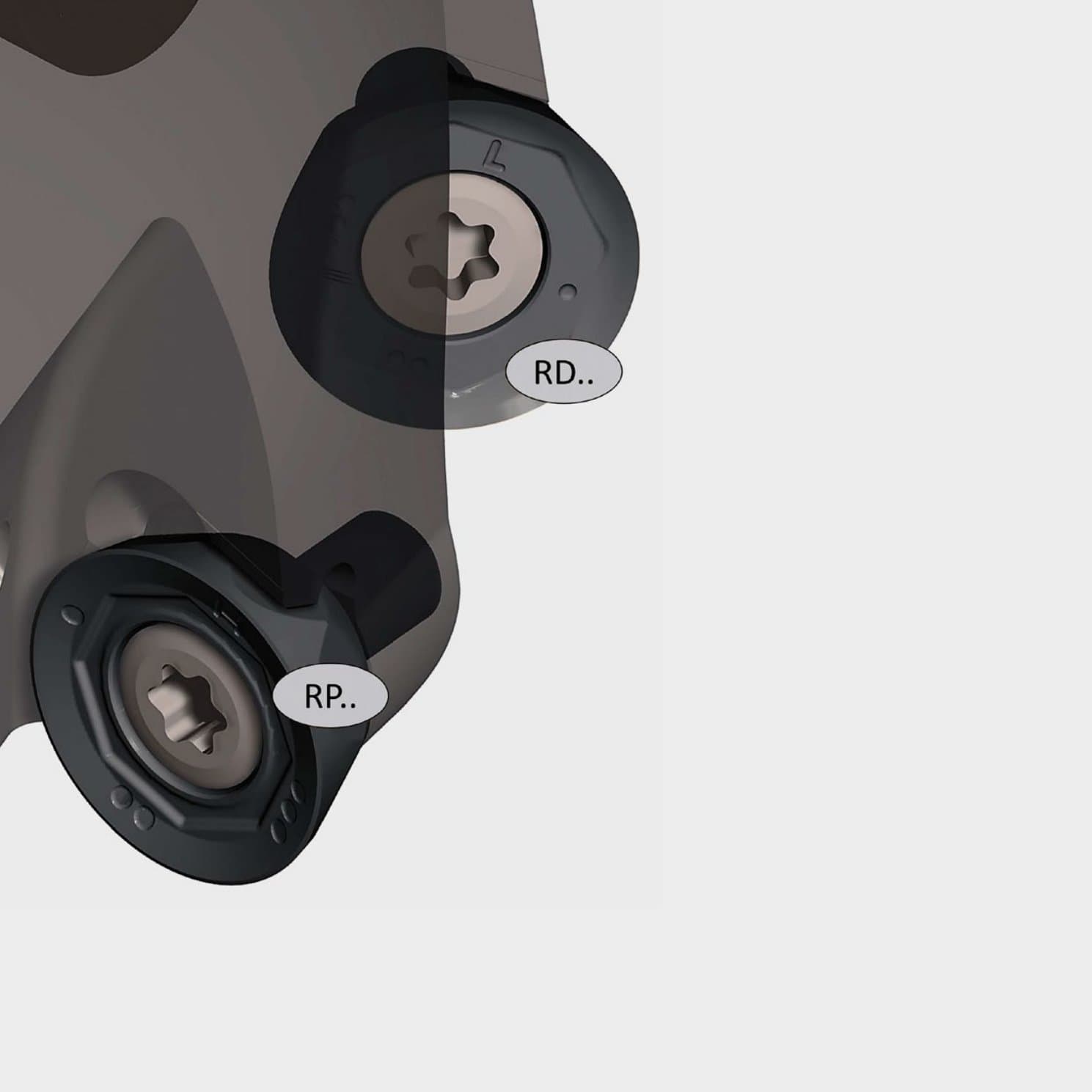 SSM-R — single-sided round inserts, RPMX/RDHX/RPHX/RDHW