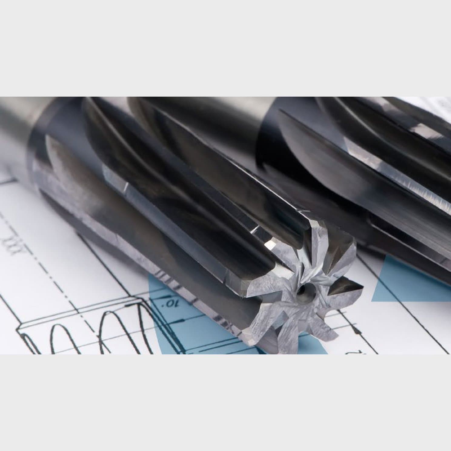 HSC DR — reamer for through holes, -7° helix